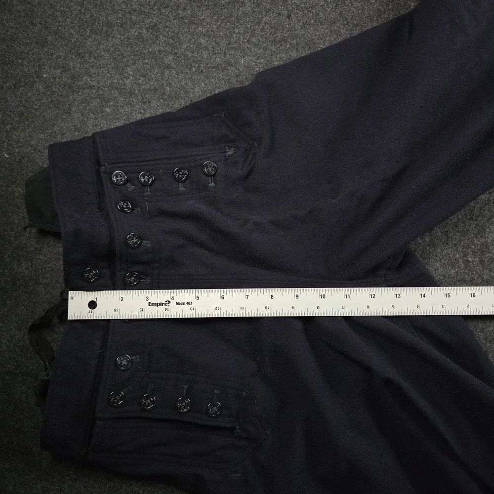 Vtg 60s US Navy Bell Bottom Pants Wool Sailor Blue Cracker Jack (Fits 28x29)